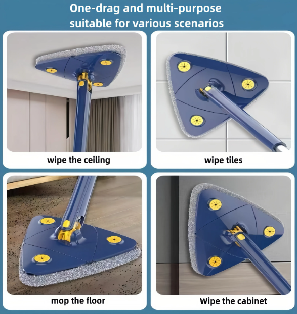 Triangle 360 Cleaning Mop How to use MUlti-purpose