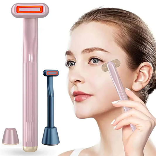 Red Light Therapy Wand in use