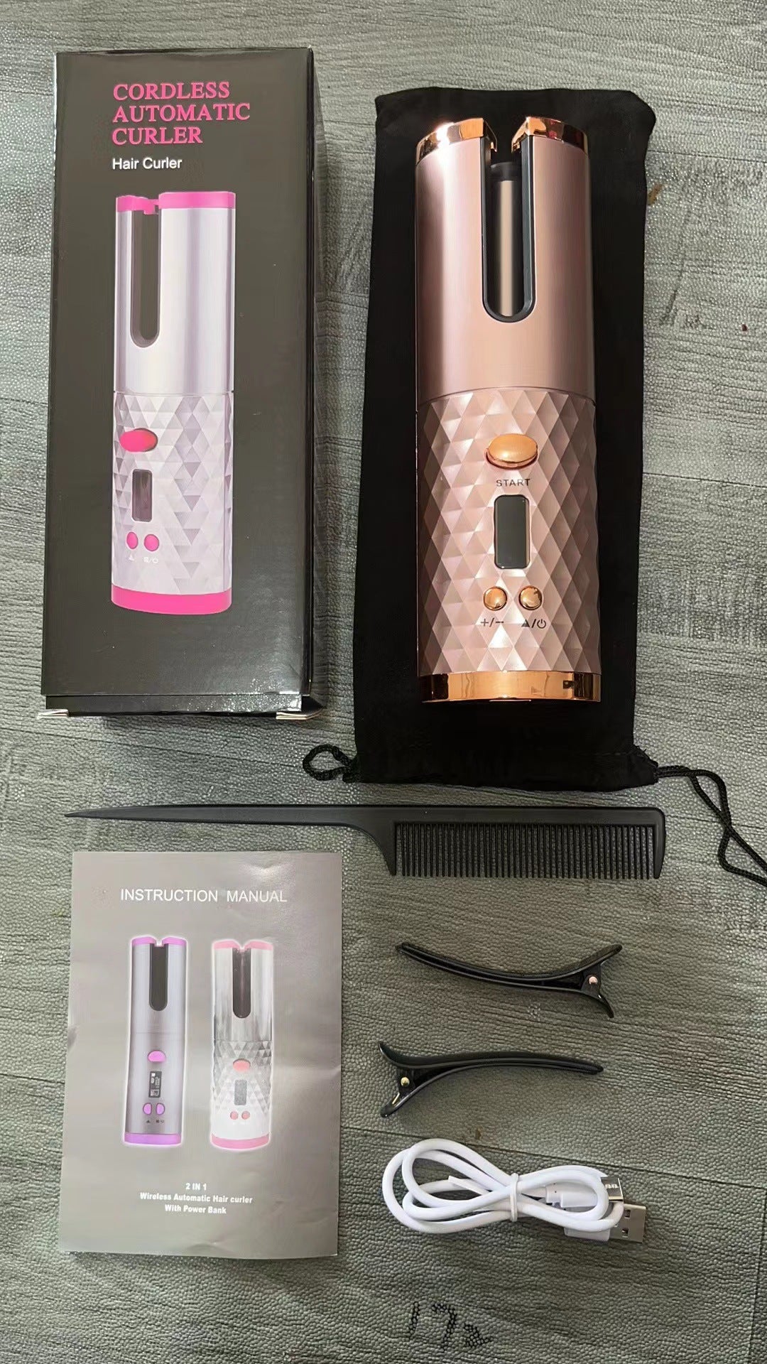 Cordless Automatic Hair Curler